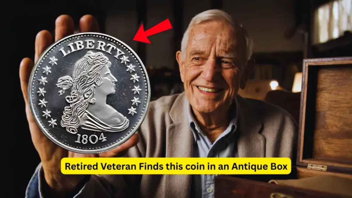 Retired Veteran Unexpectedly Finds A $4.1 Million 1804 Draped Bust Dollar In An Antique Box